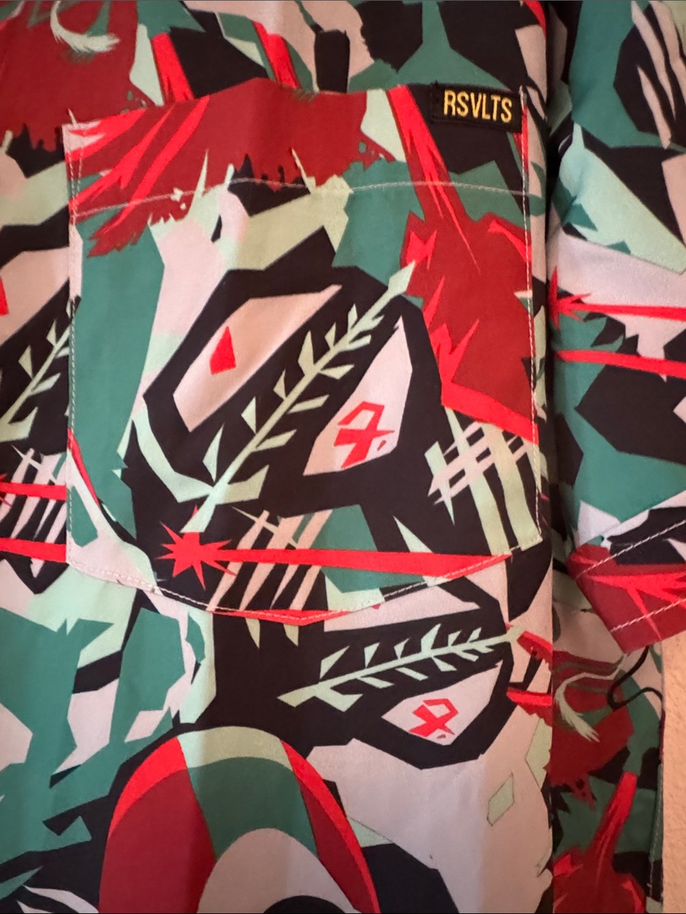 NWT: RSVLTS Star Wars Men's Short-Sleeve Button-Up Shirt - size XL - Picture 4 of 4